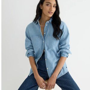 J. Crew Classic Fit Chambray Shirt - Small